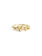 N+a New York Small Cluster Diamond Ring
