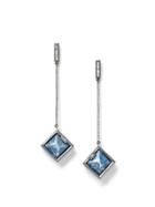 Monique Péan Blue Lepidolite And Diamond Earrings