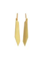 Monique Péan Long Geometric Earrings - Yellow Gold