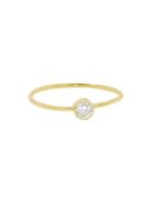 Jennifer Meyer Tiny Diamond Ring - Yellow Gold