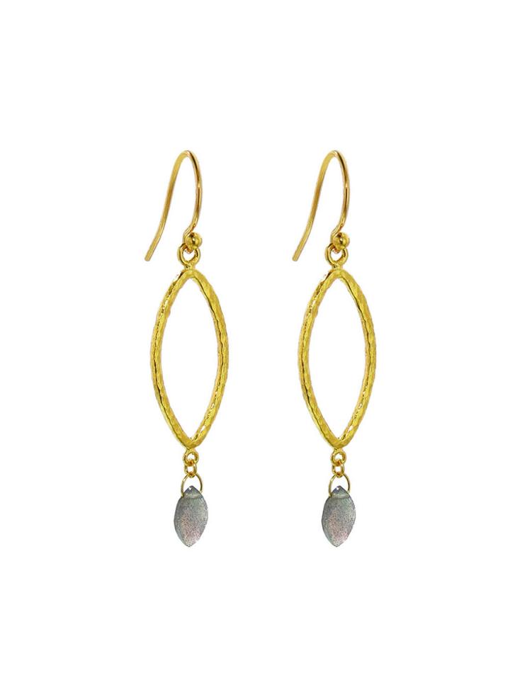 Gurhan Willow Drop Earring With Labradorite