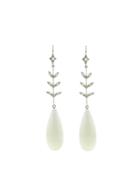 Cathy Waterman White Coral Wheat Earrings