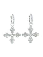 Jude Frances Bezel Set Guinevere Earring Charms - Sterling Silver