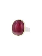 Jamie Joseph Oval African Ruby Ring