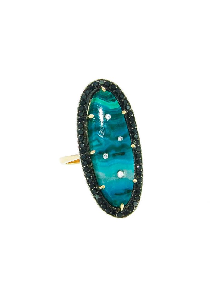 Andrea Fohrman Celestial Night Chrysocolla Ring