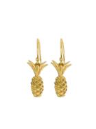 Annette Ferdinandsen Small Pineapple Drop Earrings - Yellow Gold