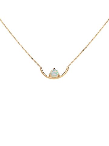 Wwake Opal Arc Necklace