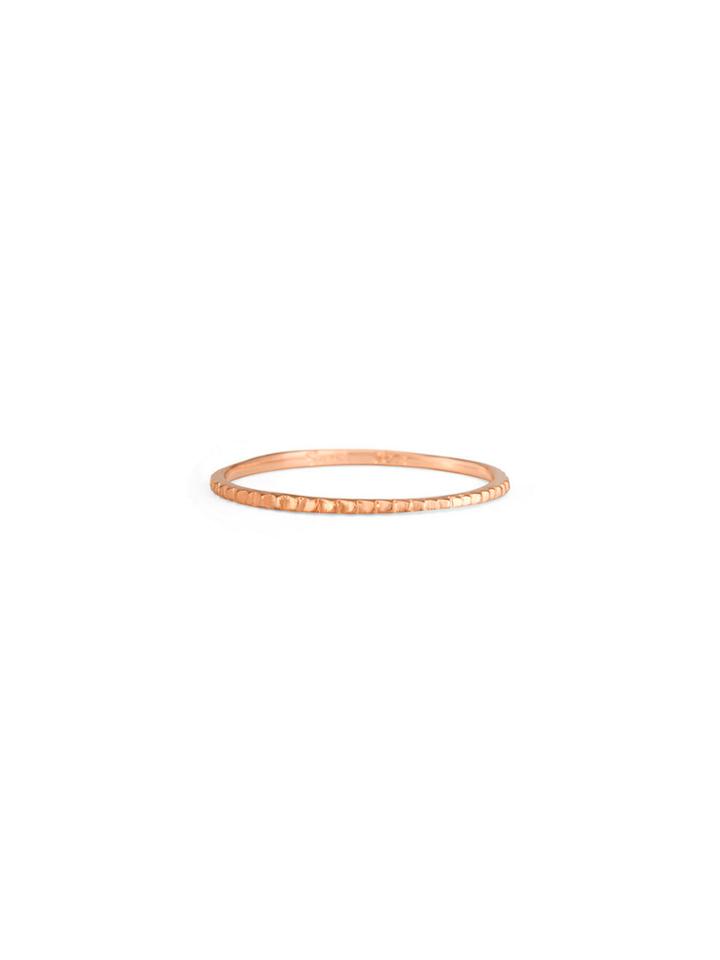 Satomi Kawakita Petite Gear Ring In Rose Gold