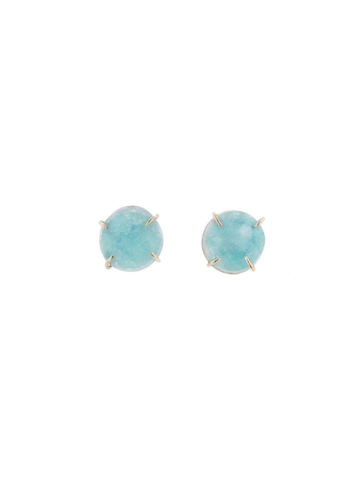 Melissa Joy Manning Hemimorphite Druzy Stud Earrings