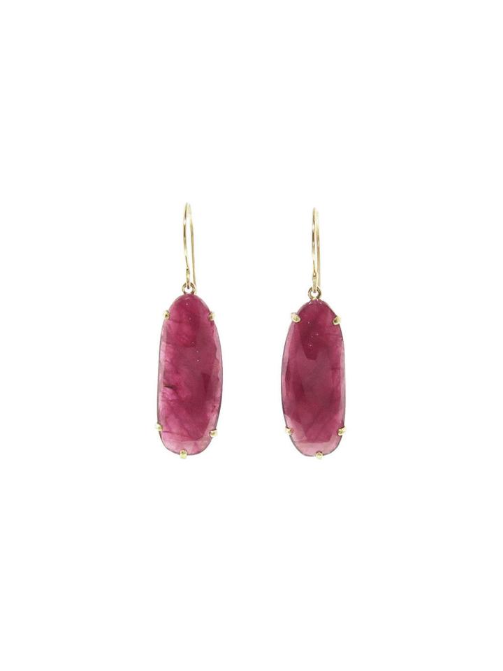 Jamie Joseph African Ruby Drop Earrings