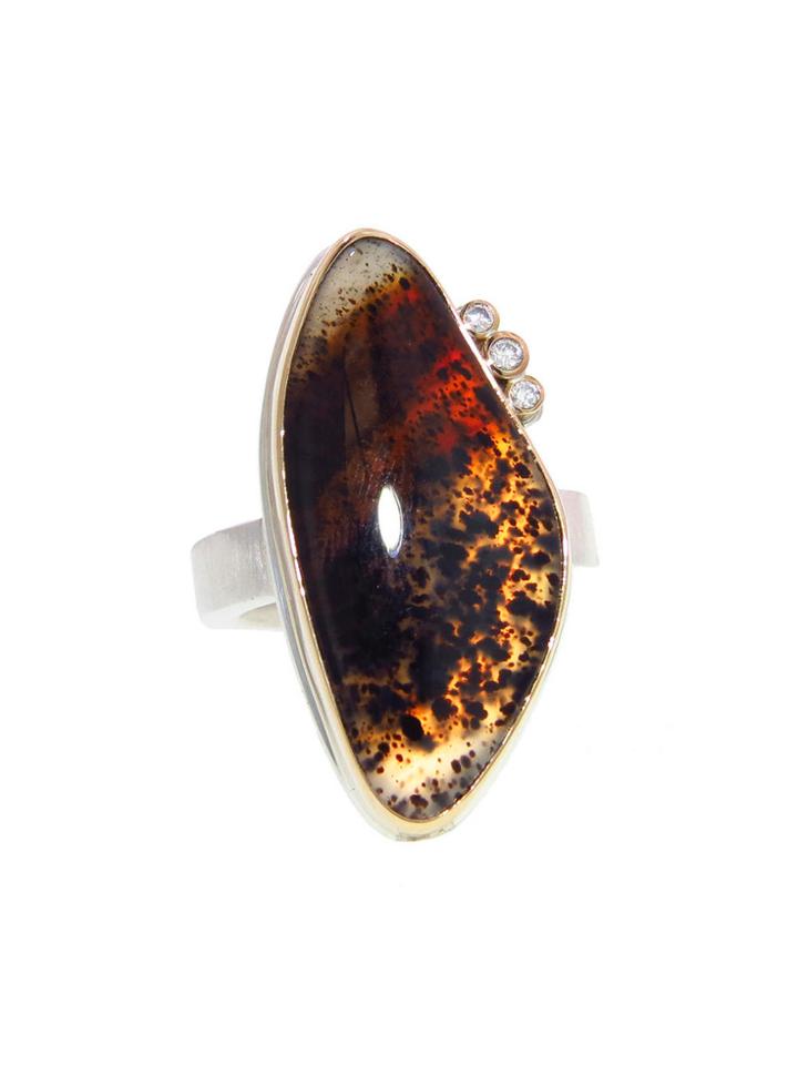 Jamie Joseph Montana Agate Ring