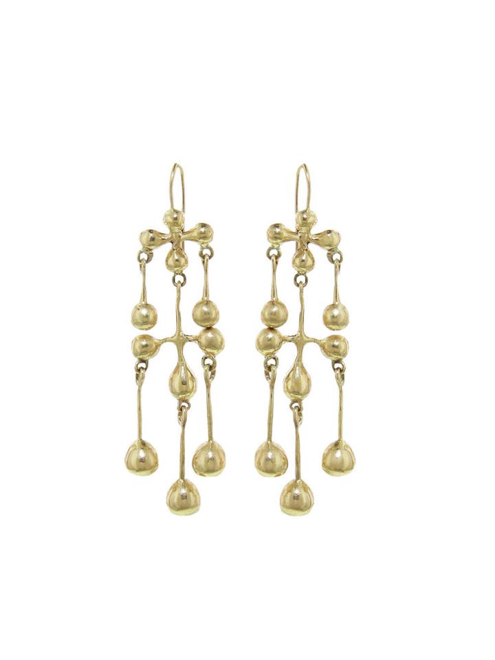 Ten Thousand Things Medium Georgian Chandelier Earring - Gold