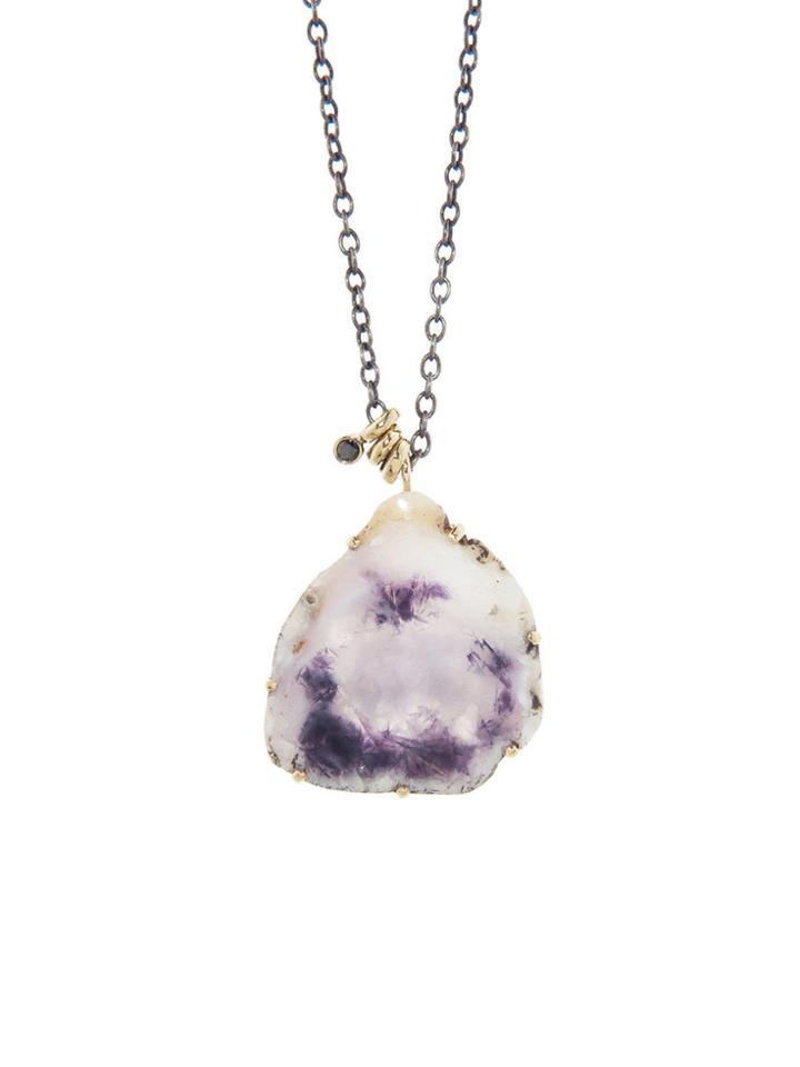 Jamie Joseph Opal Slice Pendant Necklace