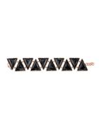 Irene Neuwirth Triangle Black Onyx Bracelet - Rose Gold