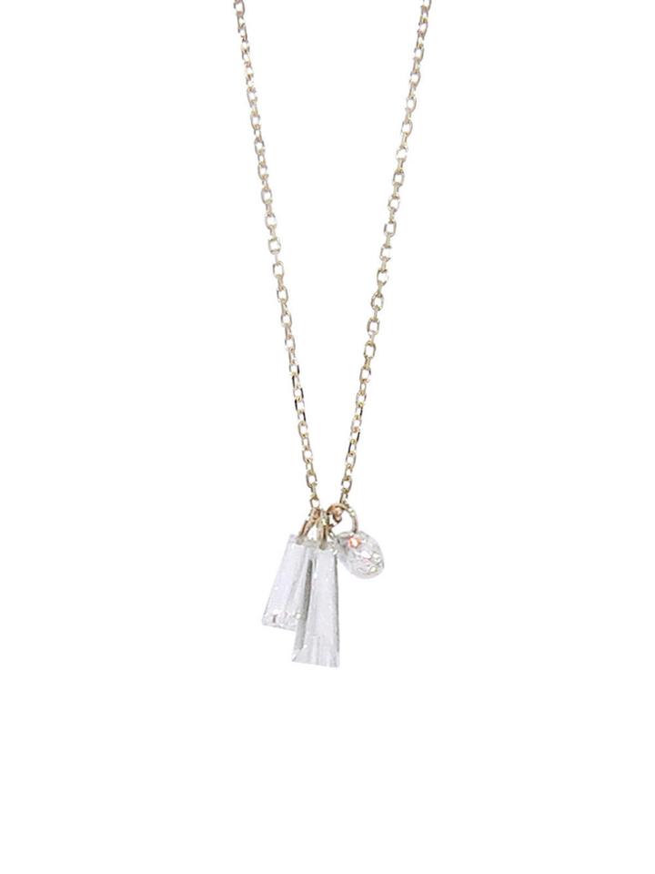 Kataoka Diamond Triplet Necklace - Champagne Gold