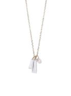 Kataoka Diamond Triplet Necklace - Champagne Gold