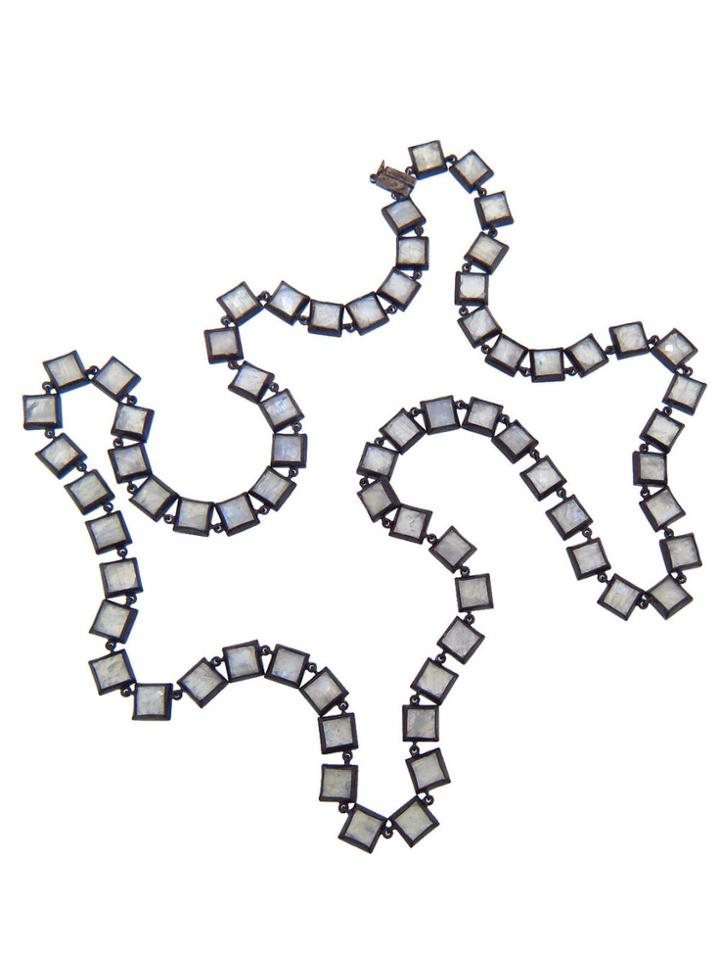 Nak Armstrong Mosaic Rainbow Moonstone Chain
