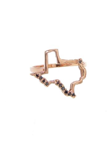 Daniela Rivkah Texas Ring With Black Diamonds