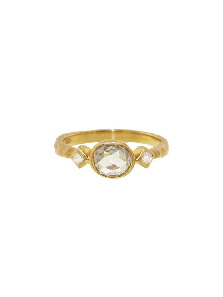 Cathy Waterman Grey Diamond Ring