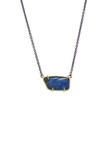 Deanna Hamro Boulder Opal Mini Organic Necklace - Trapezoid