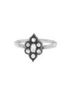 Cathy Waterman Parisian Window - Designer Platinum Ring