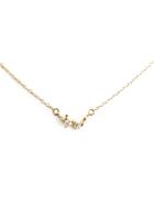N+a New York Tiny Bead Necklace With Diamonds