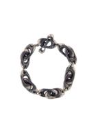 Ten Thousand Things Oxidized Sterling Silver Puff Link Bracelet