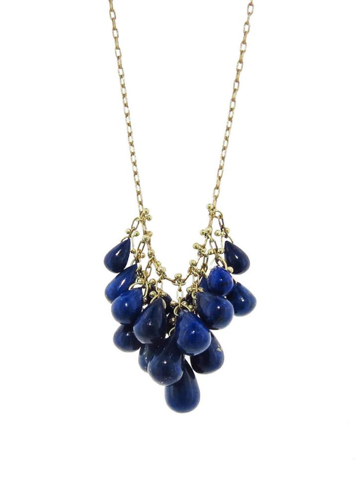 Ten Thousand Things Lapis Dangle Necklace