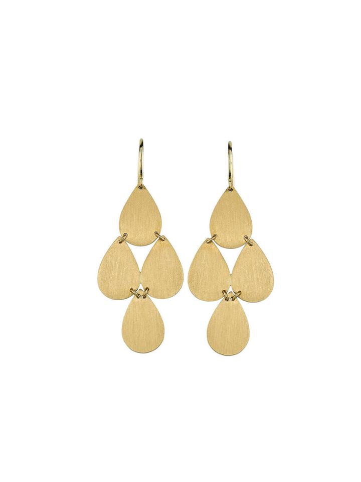 Irene Neuwirth Signature Small Teardrop Chandelier Earrings - Yellow Gold