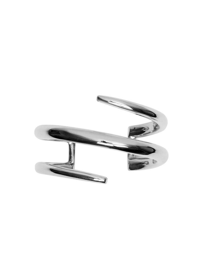 Jennifer Fisher Small Twisted Cylinder Cuff - Silver