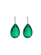 Bruml Emerald Doublet Teardrop Earrings