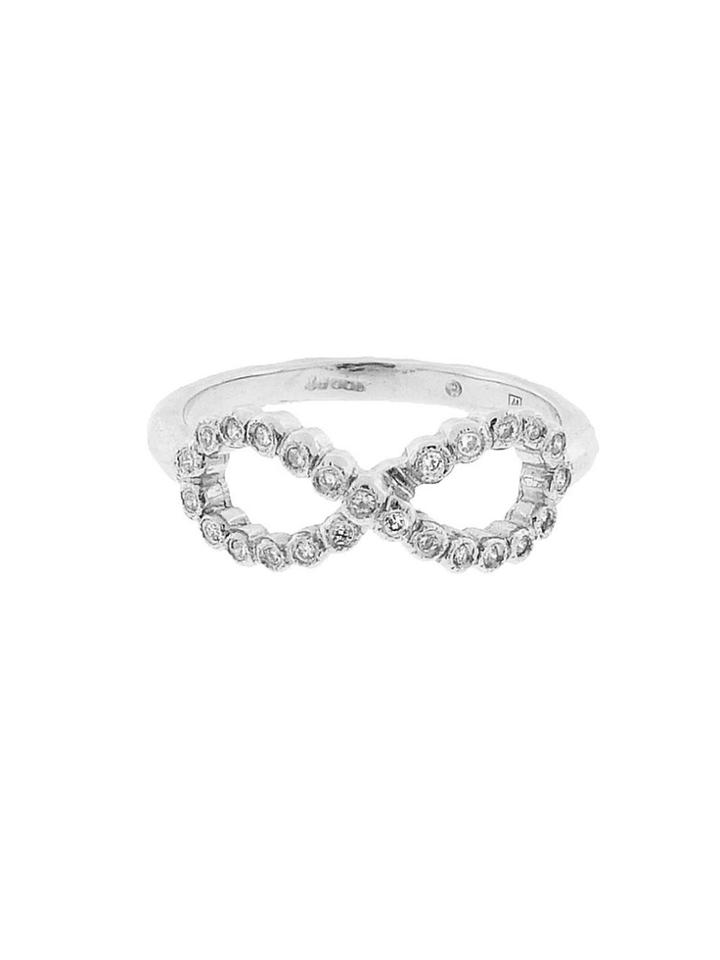 Cathy Waterman Infinity Ring With Diamonds - Platinum