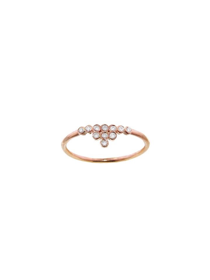Yannis Sergakis Stacked Diamond Charni?res Ring - Rose Gold