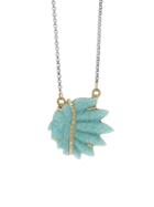 Royal Nomad Amazonite Indian Chief Pendant