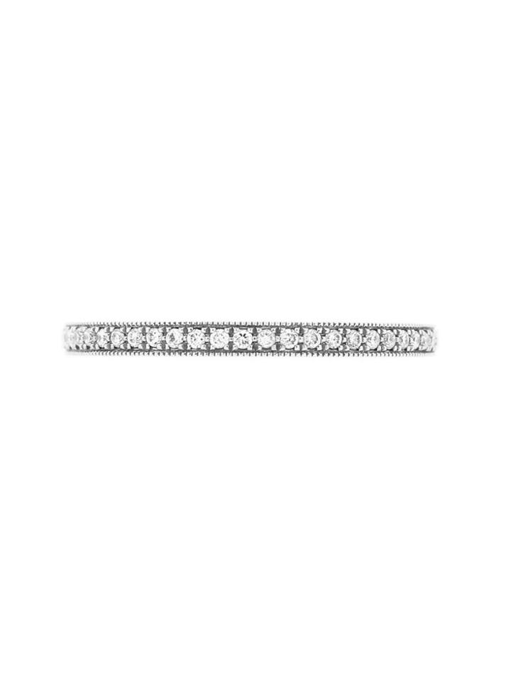 Lucie Campbell Three-sided Diamond Ring - Platinum