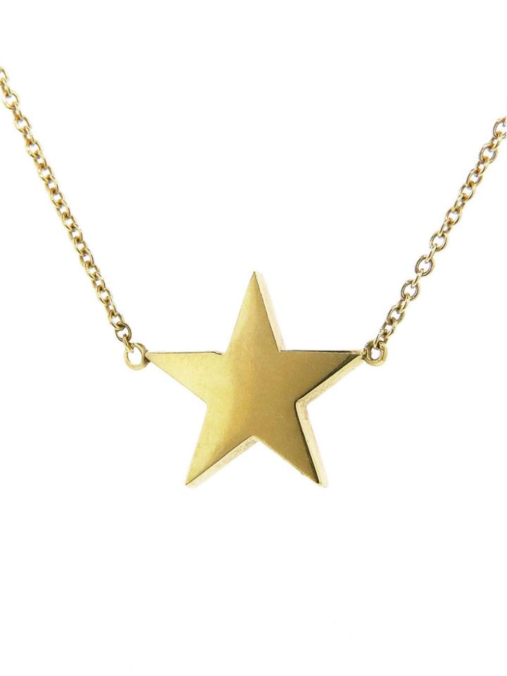 Jennifer Meyer Lucky Star Necklace - Yellow Gold