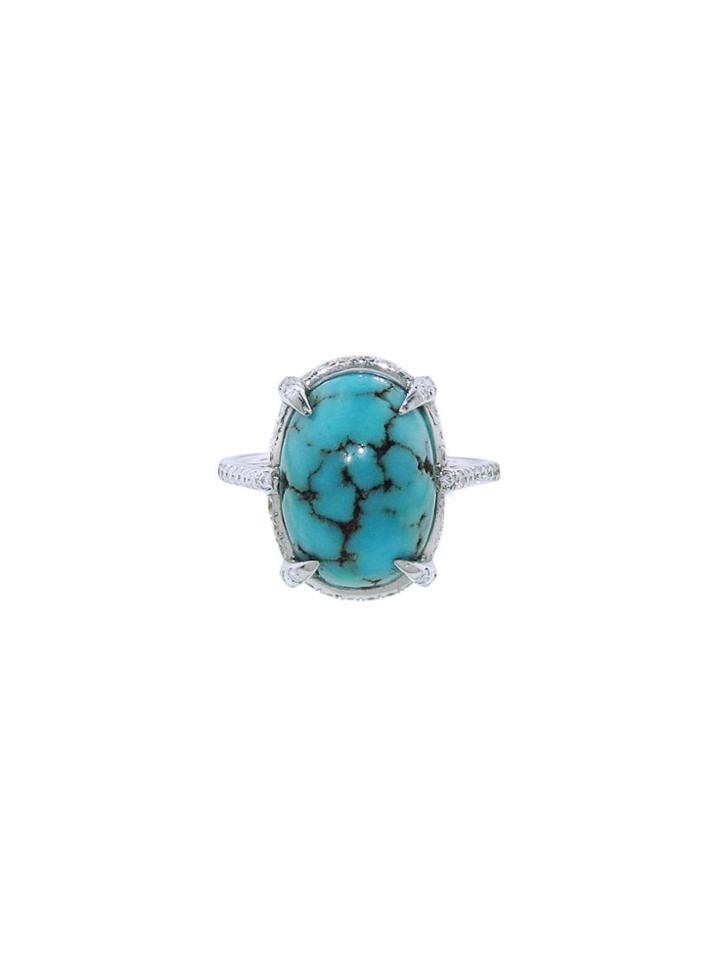 Finn Persian Turquoise Cabochon Ring