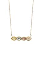 Yasuko Azuma Multi Color Natural Diamond Necklace