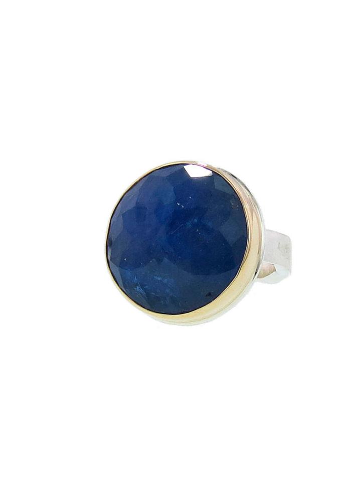 Jamie Joseph Unique Round Faceted Tanzanite Ring