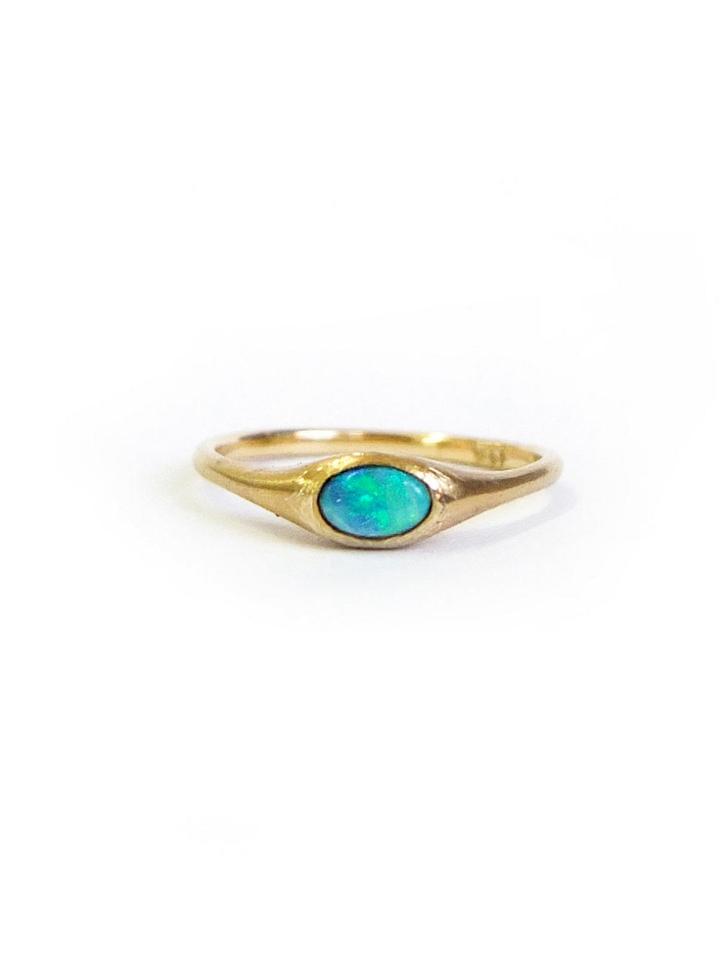 N+a New York Tiny Organic Opal Ring