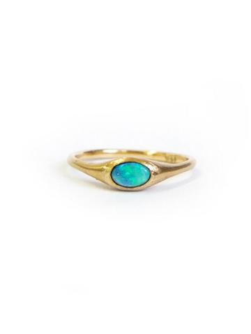 N+a New York Tiny Organic Opal Ring