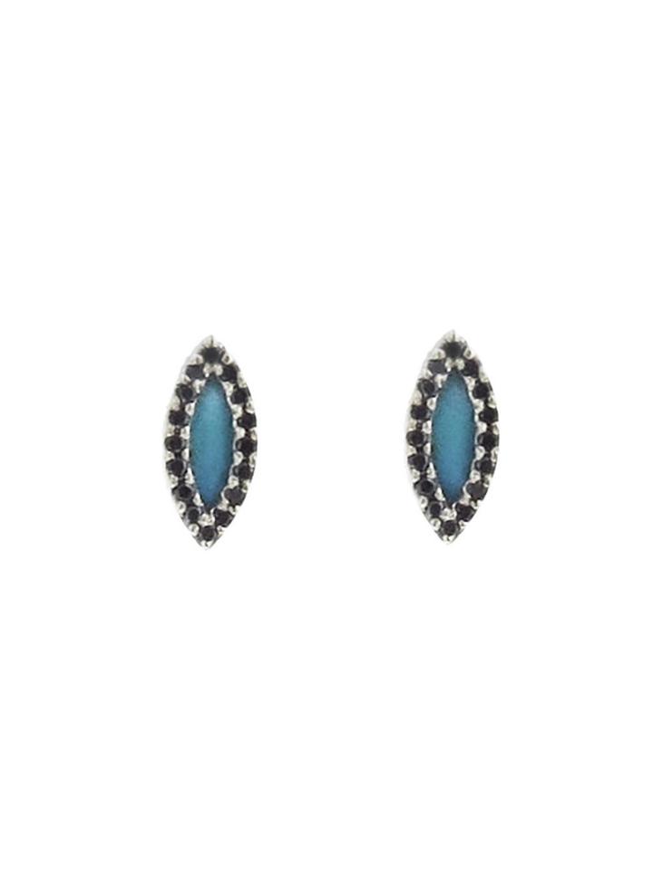 Monique Péan Opalina And Black Diamond Bijou Studs