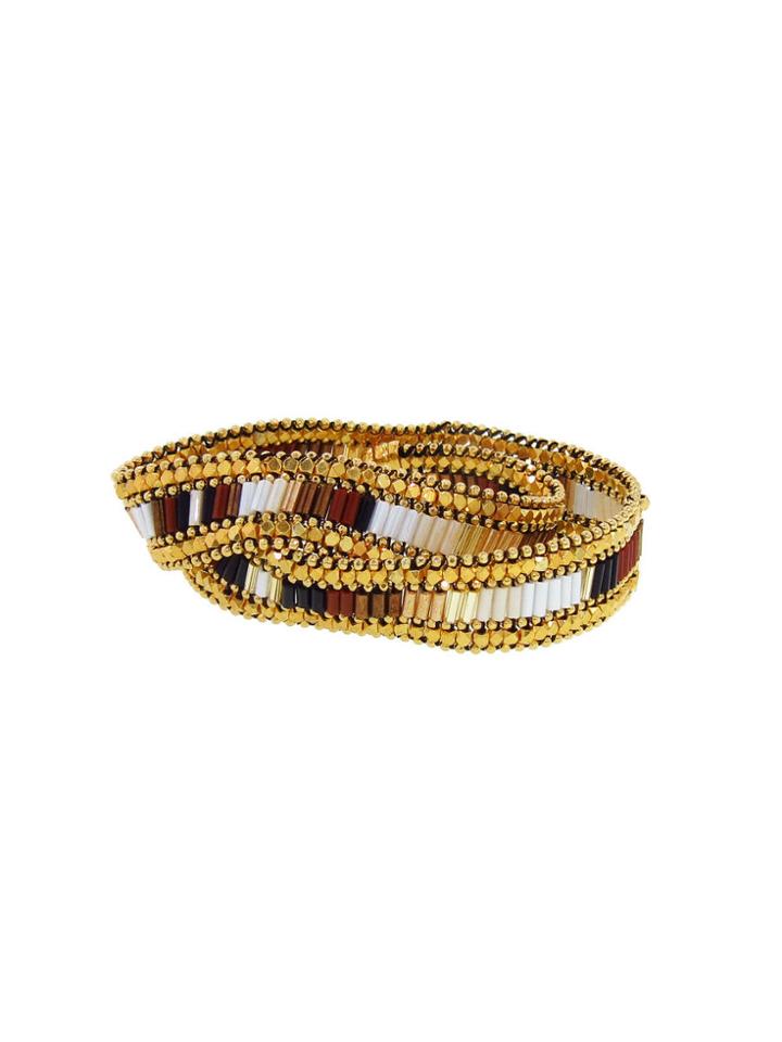 Gas Bijoux Ulla Double Wrap Gold Bracelet