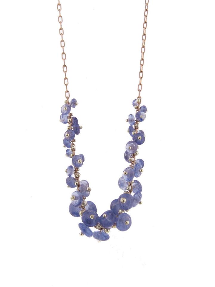 Ten Thousand Things Blue Sapphire Spiral Necklace