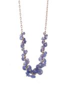 Ten Thousand Things Blue Sapphire Spiral Necklace