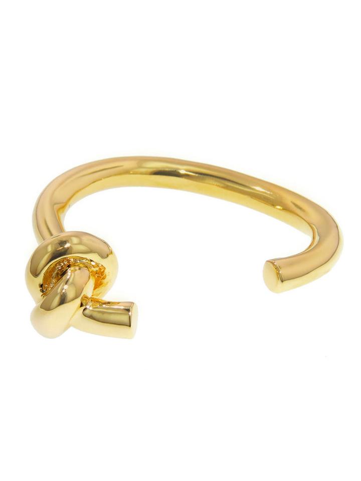 Jennifer Fisher Large Single Knot Cuff - Designer Yellow Gold Bracelet