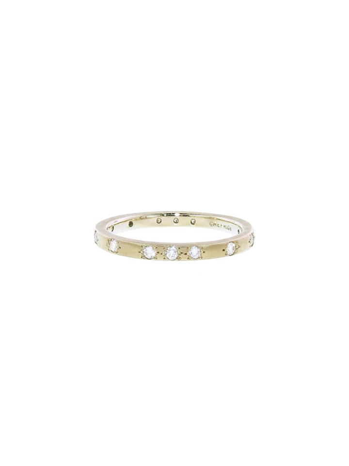 Adel Chefridi Thin Diamond Band - White Gold