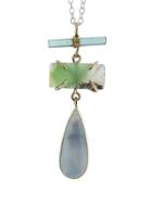 Melissa Joy Manning Tourmaline, Chrysoprase, And Opal One-of-a-kind Necklace