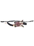 Pippo Perez Infinity Knot Bracelet With Rubies And Diamonds - Rose Gold