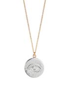 Ylang 23 Sterling Silver All Seeing Eye Coin Necklace